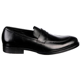 Chaussures noires Loafer cuir véritable In Primis euro 139,00