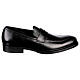 Black loafer shoes genuine leather In Primis s1