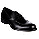Black loafer shoes genuine leather In Primis s2