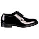 Sapatos elegantes pretos Derby couro liso polido In Primis s1