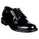 Sapatos elegantes pretos Derby couro liso polido In Primis s2