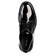 Sapatos elegantes pretos Derby couro liso polido In Primis s5