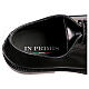 Elegant black derby shoes in smooth shiny leather In Primis s7