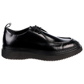 Black leather paraboot shoes In Primis
