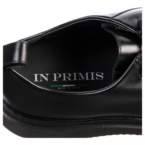 Black leather paraboot shoes In Primis 7