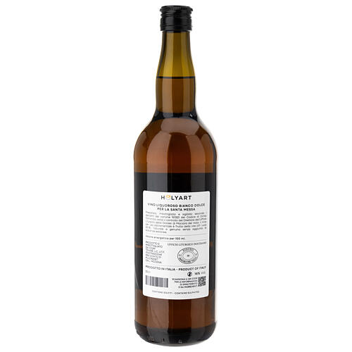 Vino da messa bianco dolce Cenaculum HOLYART 4