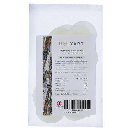 SAMPLE TRIAL Gluten-free hosts, 1.5 in, set of 25 1