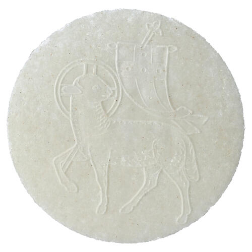 AMOSTRA ENSAIO Hóstia magna IHS 7,5 cm corte selado 25 unid. 4