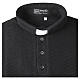 Cococler Intarsia black long-sleeve clergy polo shirt s3