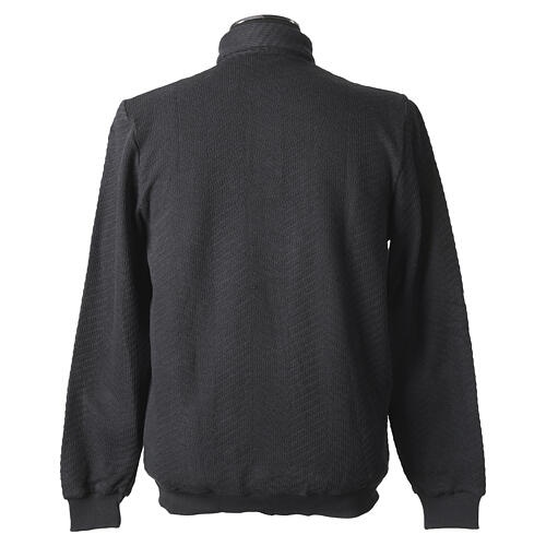 Maglia polo Intarsio Cococler nero manica lunga 8