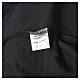 CocoCler Intarsia black long-sleeve  polo clergy shirt s7