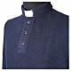 Maglia polo blu Intarsio Cococler cotone manica lunga s5