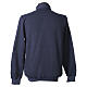 Maglia polo blu Intarsio Cococler cotone manica lunga s7