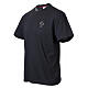Camiseta preta Vebi Confezioni algodão cruz branca s3