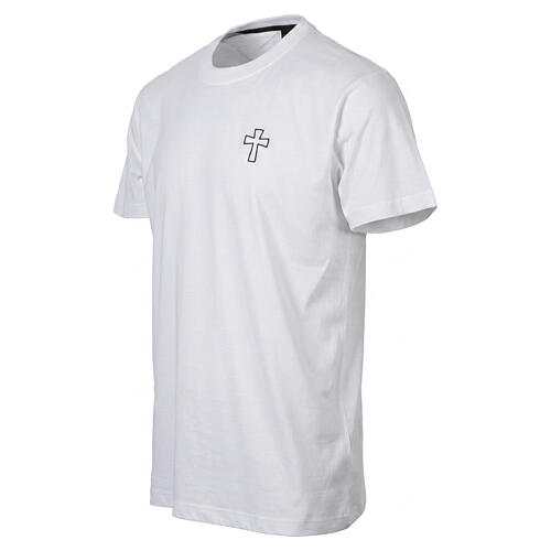 Maglia croce bianca cotone Vebi Confezioni bianca  3