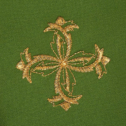 Chasuble liturgique et étole avec soleil et croix 7