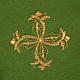 Chasuble liturgique et étole avec soleil et croix s7