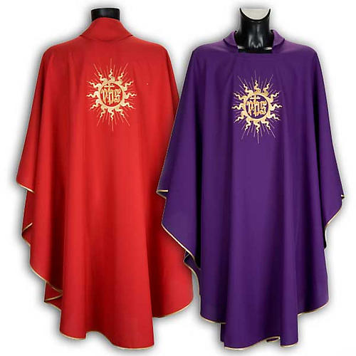 Chasuble and stole, sun and cross 1