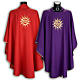 Chasuble and stole, sun and cross s1
