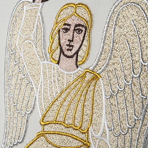 Messgewand mit Stola, Engel und Kreuz 4