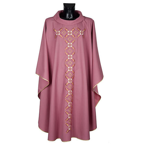Chasuble and stole, red or pink 1