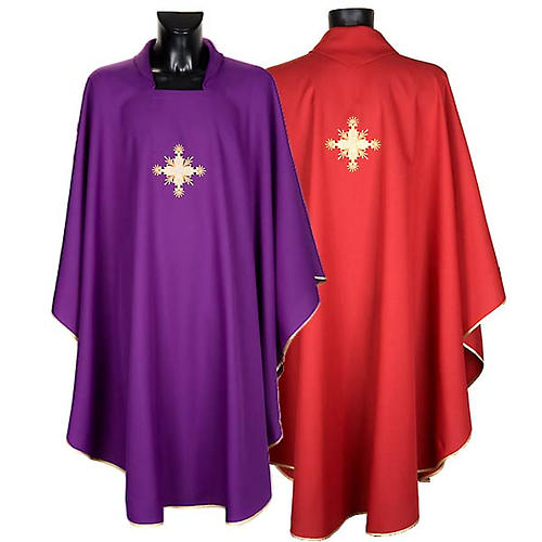 Chasuble and stole, cross 1