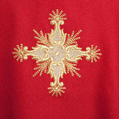 Chasuble and stole, cross 4