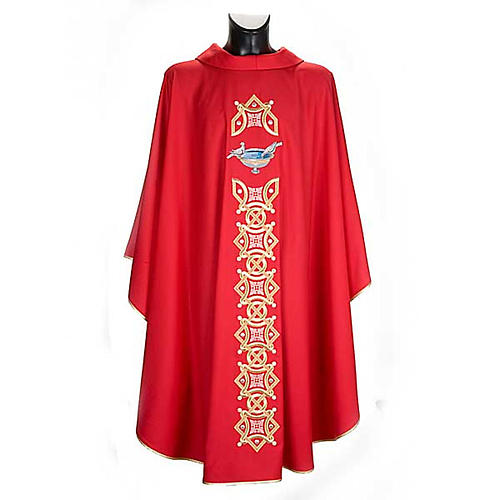 Chasuble with stole, doves 4