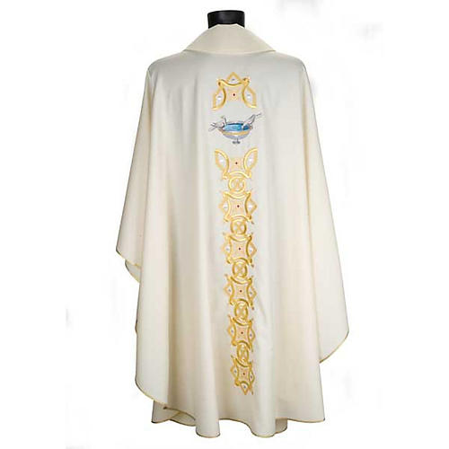 Chasuble with stole, doves 2