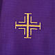 Casula religiosa e Stola viola edera s7