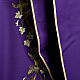 Casula religiosa e Stola viola edera s8
