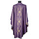 Chasuble with stole, wool and lurex fabric s3