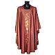 Chasuble with stole, wool and lurex fabric s4
