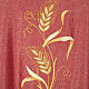 Chasuble with stole, wool and lurex fabric s5