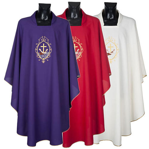 Chasuble and stole, cross and hands 1