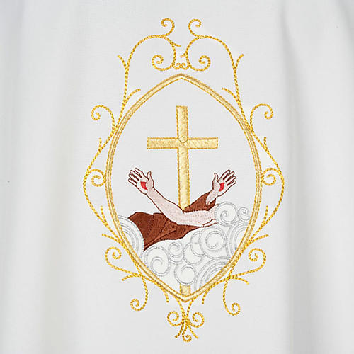Chasuble and stole, cross and hands 7