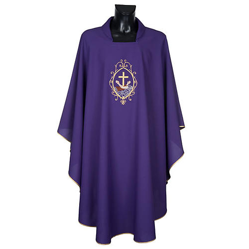 Chasuble and stole, cross and hands 9