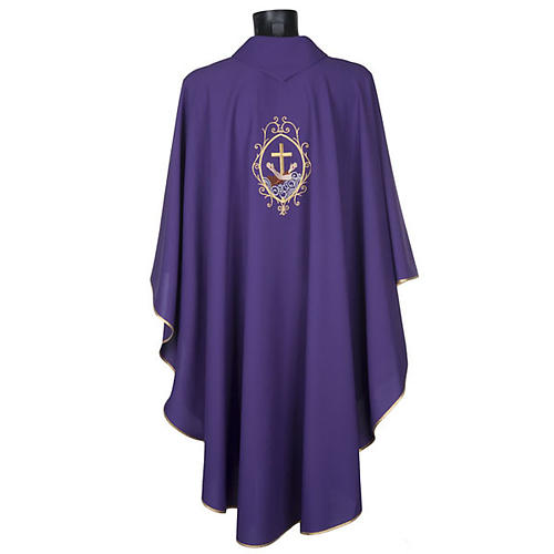 Chasuble and stole, cross and hands 13