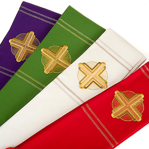 Clergy stole golden embroidery 5