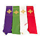 Clergy stole golden embroidery s1