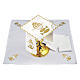 Altar linen set 4 pcs. loaves and fishes symbol s2