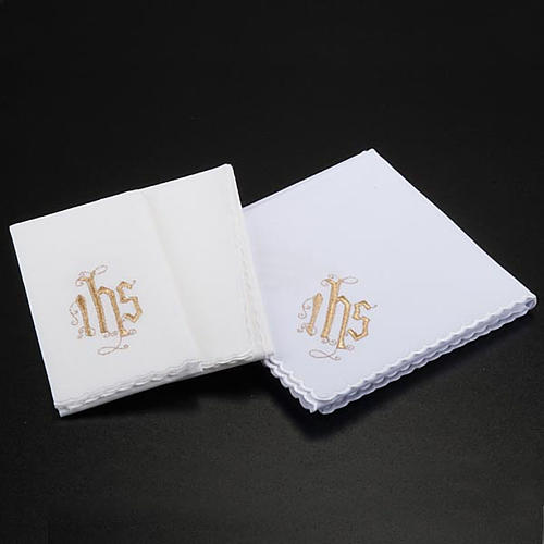 Mass linens 4 pcs. IHS and floral decorations 2