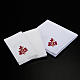 Altar linen set 4 pcs. red IHS and golden ears of wheat s2