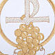 Linge d'autel 4 pièces symbole croix P raisins et &e s3