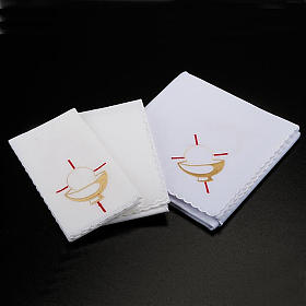 Altar linens: Mass linens 4 pcs. PAX grapes ears of wheat symbols