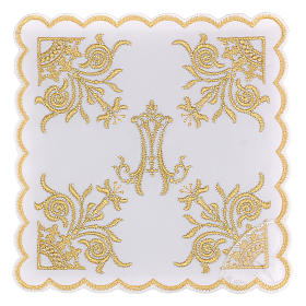 Bielizna kielichowa i welony: Bielizna kielichowa 4 cz. symbole maryjne i lilie