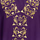 Chasuble with stole, IHS embroidery s7