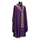 Chasuble with stole, IHS embroidery s8
