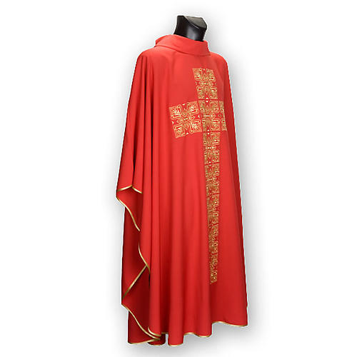 Chasuble and stole, central cross 4