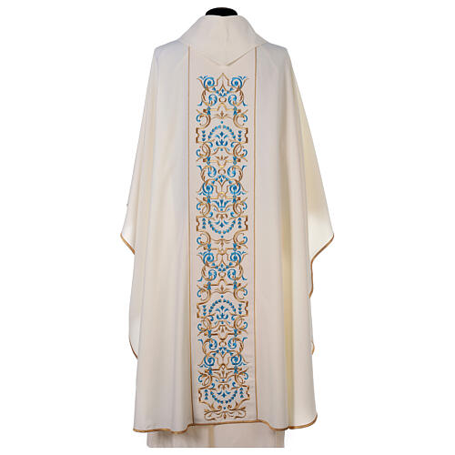 Marian chasuble with embroidered orphrey 5